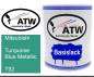 Preview: Mitsubishi, Turquoise Blue Metallic, T92: 1L Lackdose, von ATW Autoteile West.